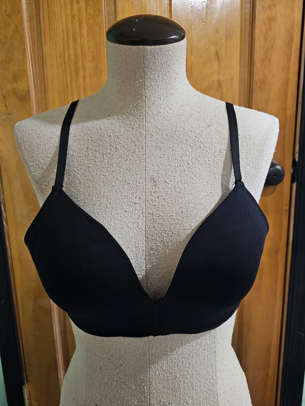 Anne Klein Black Lightly Padded T-Shirt Bra